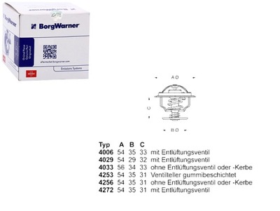 TERMOSTATO (82C) AUDI 100 PORSCHE 924 VW LT 28-35 I  