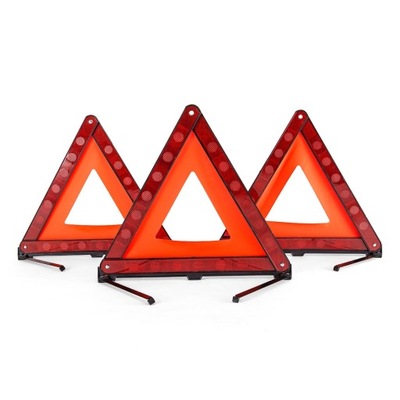 Reflective Warning Road Safety Triangle Kit Car tr 