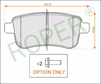 Тормозные колодки задняя renault arkana i captur ii clio v фото №1