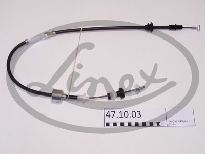 CABLE CONJUNTO DE EMBRAGUE VW POLO 94- 47.10.03 LINEX CABLES LINEX 47.10.03 CIEGLO,  