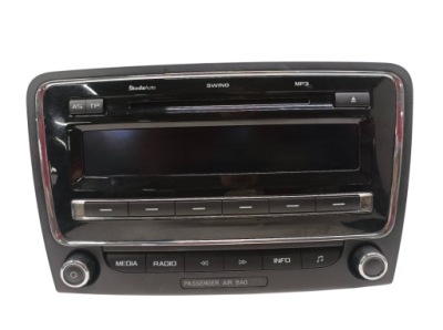 Радио 3t0035161g skoda superb ii 2008-2015 фото №1