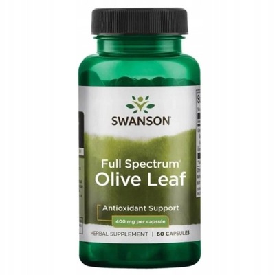 FS Olive Leaf Liść oliwny 400mg 60 kaps Swanson
