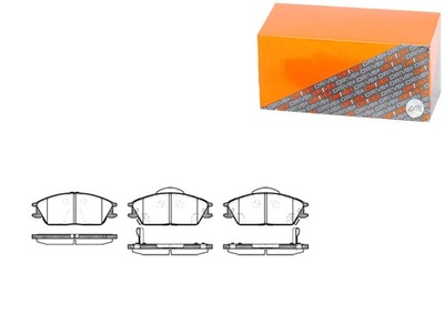 КОЛОДКИ ТОРМОЗНЫЕ ПЕРЕД HYUNDAI ACCENT 00 - DRIVE+