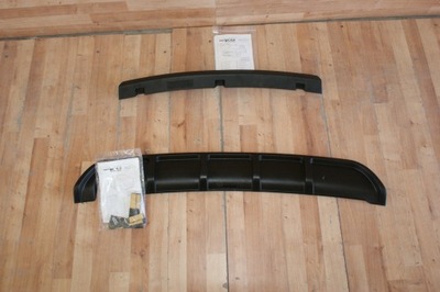 Молдинг спойлер накладка бампера задня dacia logan фото №1