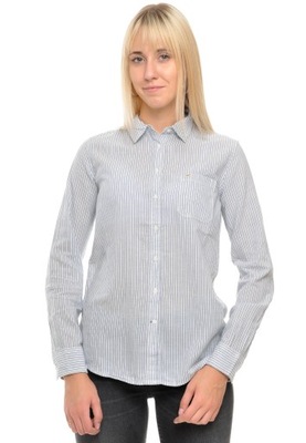 LEE koszula WHITE stripes ONE POCKET SHIRT _ XS