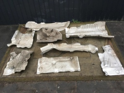 Комплект захист теплові bmw x3m f97 x4m f98 фото №1