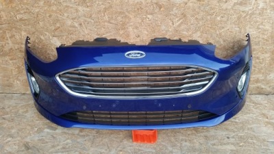 Бампер передний перед ford fiesta mk8 na 6 pdc оригинал комплект impact blue фото №1