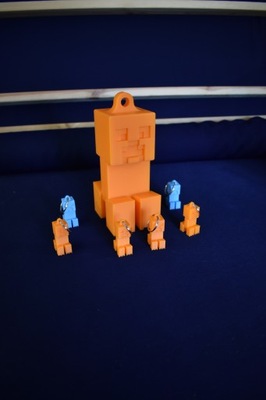 Creeper Minecraft – figurka 3D, wydruk premium