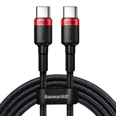 Kabel Baseus USB-C Type-C PD 100W QC PD 2.0 5A 2M