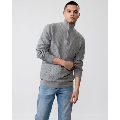 114 ___ GANT ___ MĘSKI SWETER HALF ZIP 3XL