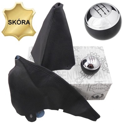 Ручка перемикання передач чохли шкіра mini r50 r52 r53 фото №1