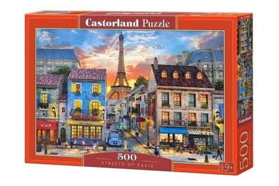 PUZZLE 500 STREETS OF PARIS CASTOR