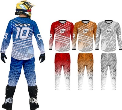 KOMPLET CROSS MOTO QUAD ENDURO MOTOCROSS NADRUK