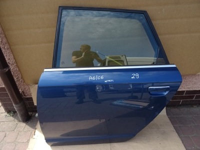 Audi a6 c6 двері ліва задня kombi фото №1