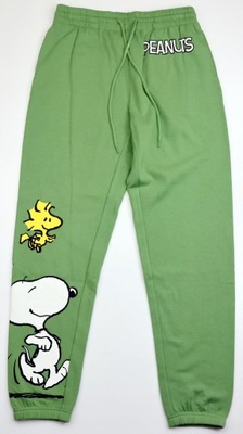 Snoopy Peanuts Fistaszki Spodnie damskie dresowe młodzieżowe dresy r. M