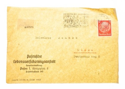 POZNAŃ - LEBENSVERSICHERUNGSANSTALT 1941