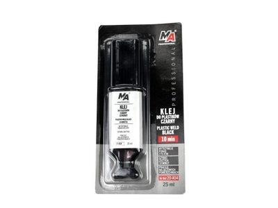 Klej do Plastików 10 Minut Czarny - Strzykawka 25ml MA PROFESSIONAL