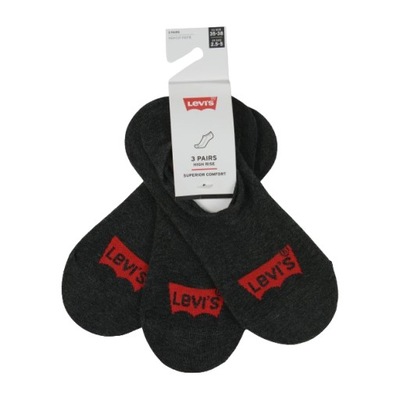 SKARPETKI STOPKI LEVI'S LOW CUT SKARPETY 3 PARY r. 39-42