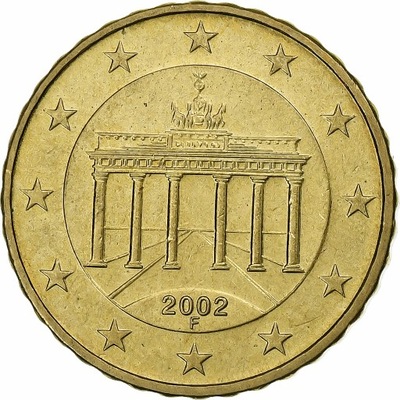 Niemcy - RFN, 10 Euro Cent, 2002, Stuttgart, Mosią