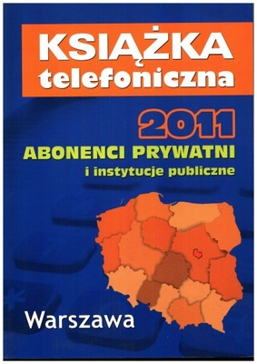 Książka telefoniczna 2011 Abonenci prywatni