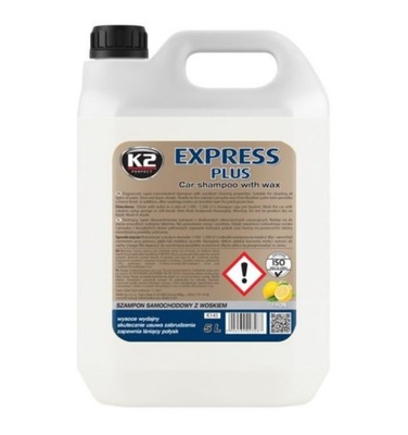 K2 EXPRESS PLUS SZAMPON Z WOSKIEM 5L