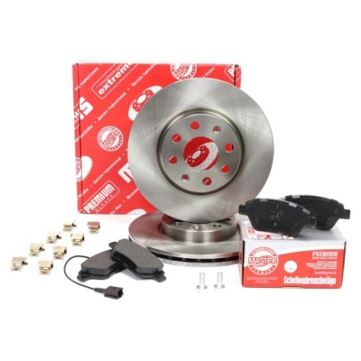 Тормозные диски + тормозные колодки тормозные перед fiat grande punto 199_ , grande punto van фото №1