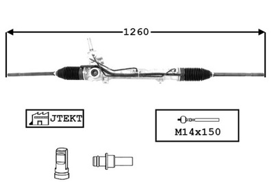 SASIC РУЛЕВОЙ МЕХАНИЗМ РУЛЕВАЯ ZE WSPOMAGANIEM CITROEN C4 C4 I