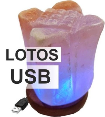 Lampa solna USB Lotos sól himalajska jonizator