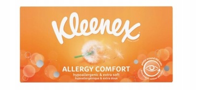 Chusteczki higieniczne bezzapachowe Kleenex Allergy Comfort warst. 56 szt