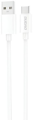 Kabel Dudao USB typ C - USB typ C 1 m biały