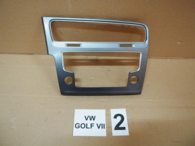 Накладка декоративна молдинг navi радіо vw golf vii фото №1