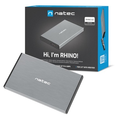 KIESZEŃ OBUDOWA DYSKU 2,5 NATEC RHINO GO USB 3.0