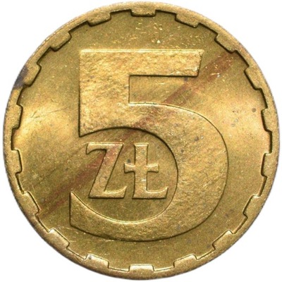 5 zł złotych 1985