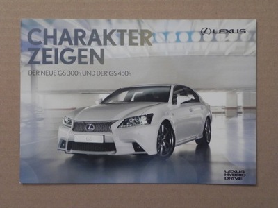 Prospekt - LEXUS - GS 300H / GS 450H - 2012 r