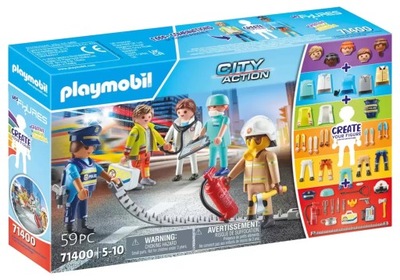 Playmobil 71400 My Figures: Służby ratunkowe