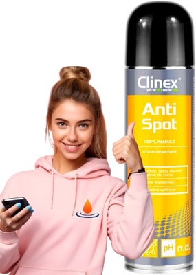 CLINEX ANTI SPOT Odplamiacz usuwa naklejki