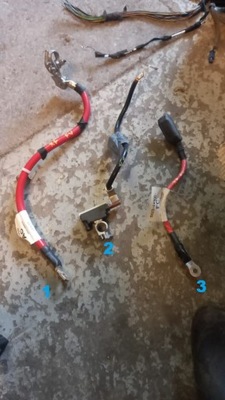 Шланг джгут клема плюсова мінусова jaguar xf фото №1