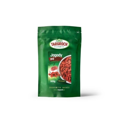 Targroch Jagody Goji Suszone 500g NATURALNE