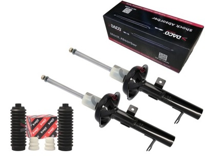 Daco 2x амортизаторы + защита i отбойники ford focus i mk1 перед фото №1