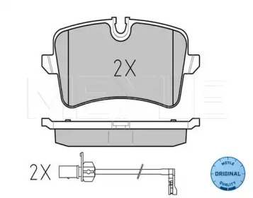 КОЛОДКИ ТОРМОЗНЫЕ AUDI MEYLE