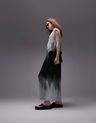 SUKIENKA MAXI PLISOWANA M 477