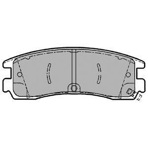 Тормозные колодки тормозные delphi lp1612 фото №1