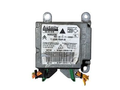 Модуль датчик подушка безпеки citroen c5 i ii 9659532380 фото №1