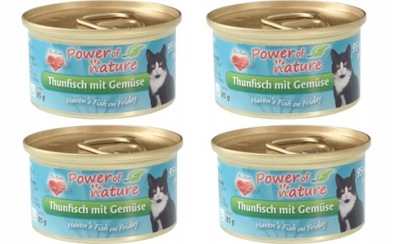 Power of Nature Haven's Fish on Friday – tuńczyk z warzywami 4x85 g