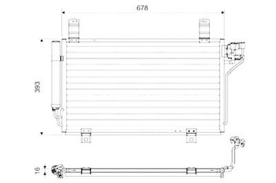 VALEO KONDENSATORIUS KONDICIONAVIMO MAZDA CX-5 2.0 2.2D 2.5 11.11- 