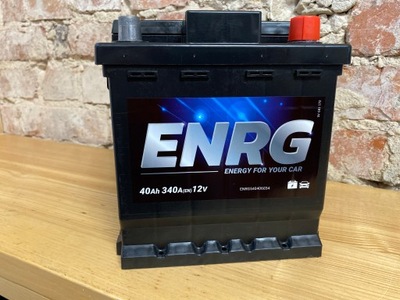 ENRG АКУМУЛЯТОР 12V 40AH 340A ПРАВА+ 175X175X190 B13