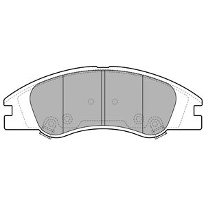 DELPHI КОЛОДКИ ТОРМОЗНЫЕ ПЕРЕД LP1932 LP1932