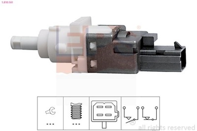 CONMUTADOR DE LUZ LUZ DE FRENADO FIAT BRAVO 08- 1-810-161  