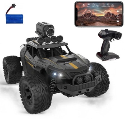 SZYBKI SAMOCHÓD ZDALNIE STEROWANY 2w1 CRAWLER AUTO RC Z KAMERĄ PODGLĄD FPV