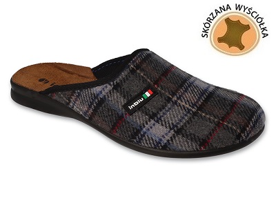 INBLU KAPCIE MĘSKIE roz 43 155M019 WKŁADKA SKÓRA